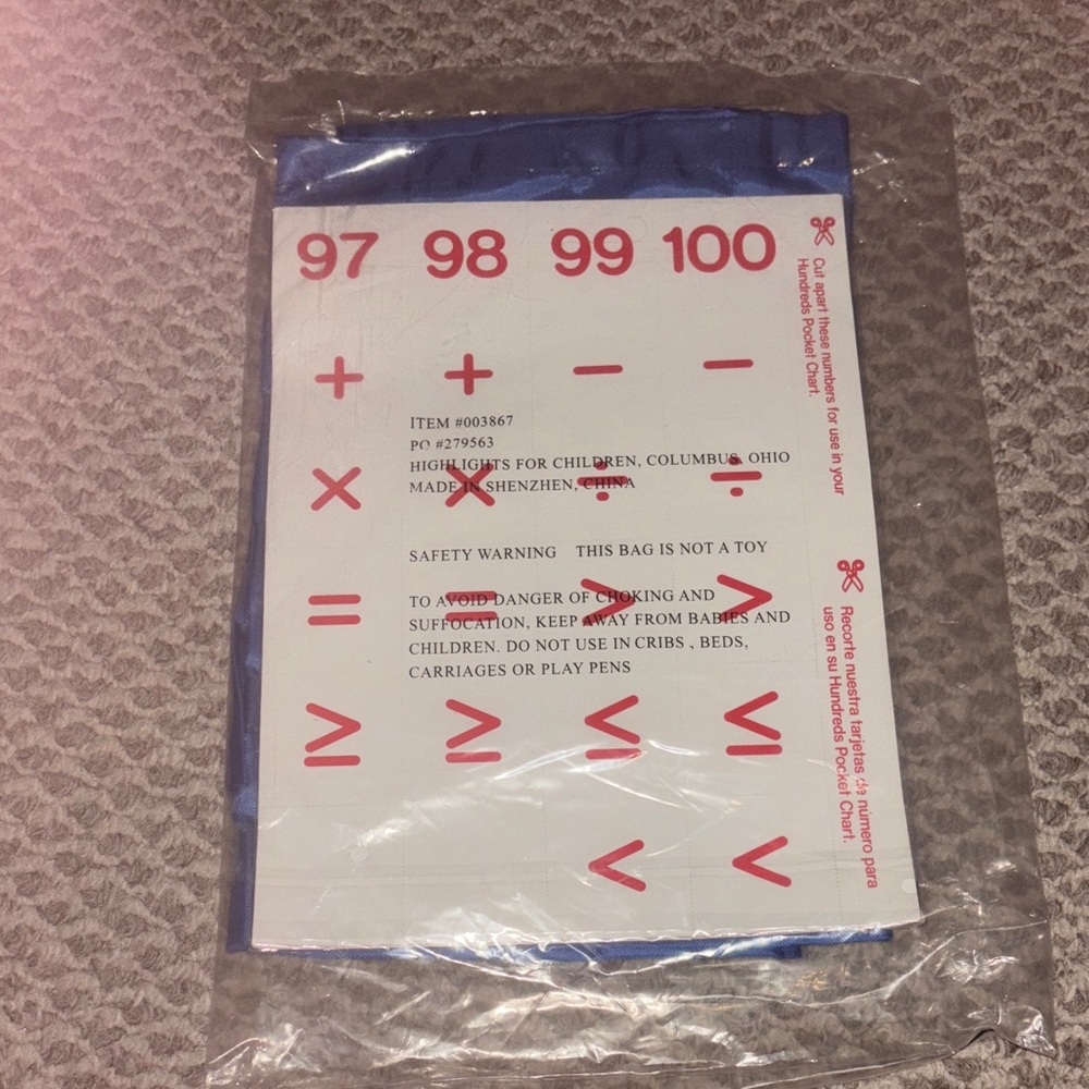 Highlights Hundreds Pocket Chart